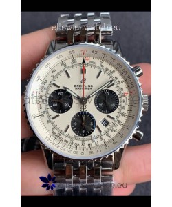 Breitling Navitimer 1 B01 Chronograph Edition 43MM - White Dial 904L 1:1 Mirror Replica Watch
