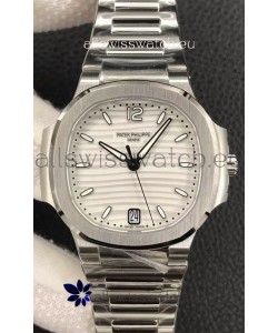 Patek Philippe Nautilus 7118/1A-010 35MM 1:1 Mirror Swiss Replica Watch in Steel Dial 