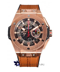 Hublot Big Bang F1 "King Gold" Edition Chronograph Rose Gold Swiss Replica Watch 