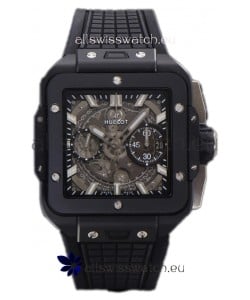 Hublot Square Bang Unico Black Ceramic Casing Chronograph Watch 1:1 Mirror Replica