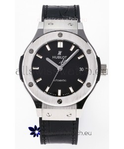Hublot Super Clone Classic Fusion Titanium 38MM 1:1 Mirror Replica Watch Black Dial