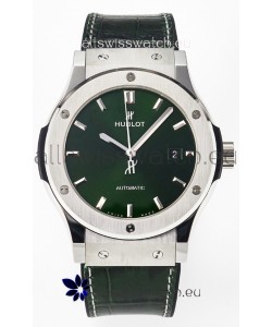 Hublot Super Clone Classic Fusion Titanium 42MM 1:1 Mirror Replica Watch Green Dial