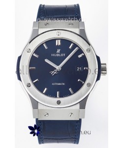 Hublot Super Clone Classic Fusion Titanium 42MM 1:1 Mirror Replica Watch Blue Dial