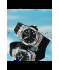 Hublot Big Bang One Click King Black Dial Steel Case Swiss Replica Watch 39MM