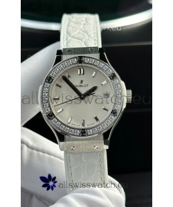 Hublot Super Clone Classic Fusion Titanium 33MM 1:1 Mirror Replica Watch White Dial