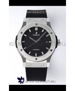 Hublot Classic Fusion Steel Black Dial 42MM Swiss Replica Watch 1:1 Mirror Quality