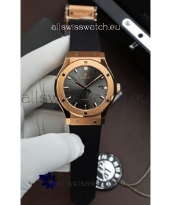 Hublot Super Clone Classic Fusion Titanium Rose Gold Grey Dial 42MM Watch