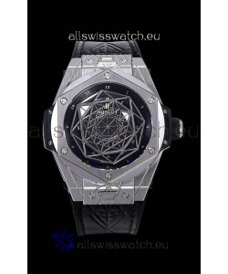 Hublot Big Bang One Click Sang Bleu 1:1 Mirror Replica in Stainless Steel Casing 45MM - Black Dial