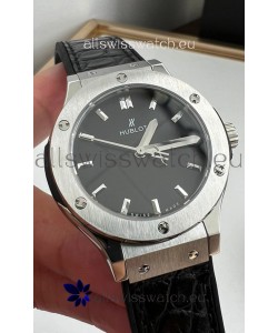 Hublot Classic Fusion Stainless Steel 33MM Black Dial Swiss Quartz Movement Watch 1:1 Mirror Quality