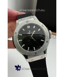 Hublot Classic Fusion Stainless Steel 33MM Black Dial Swiss Quartz Movement Watch 1:1 Mirror Quality