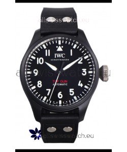 IWC Big Pilot's IW326906 Top Gun Edition 43MM Leather Strap Ceramic Swiss Replica