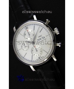IWC Portofino Chronograph IW391007 White Dial 1:1 Mirror Replica Watch 