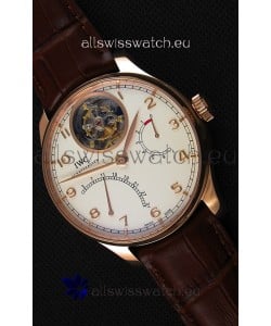 IWC Portugieser Tourbillon Mystere Retrograde IW504402 Pink Gold UPDATED 2019 Version 