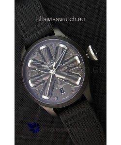 IWC Pilot Top Gun Concept Edition Replica Watch in PVD Coated Case 45.5MM