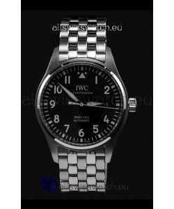 IWC MARK XVIII Swiss Replica Watch in 904L Steel Black Dial 40MM - 1:1 Mirror Replica