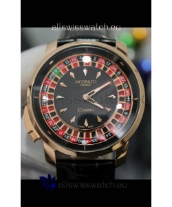 Jacob and Co Roulette Edition Replica Watch in Rose Gold Casing 