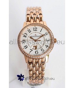 Jaeger-LeCoultre Rendez-Vous Steel Night & Day 1:1 Mirror Rose Gold Watch