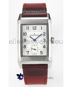 Jaeger-LeCoultre Reverso Super Clone DuoFace Black/White Steel Replica Watch 