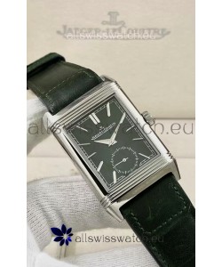 Jaeger-LeCoultre Reverso DuoFace Steel Casing Green Dial Watch in Swiss Automatic Movement