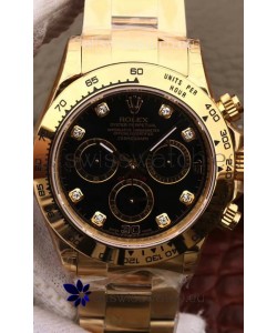 Rolex Cosmograph Daytona 116508 Yellow Gold Original Cal.4130 Movement - 904L Steel Watch