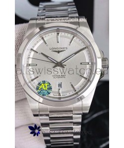 Longines Conquest Automatic Steel Dial Automatic Watch in Steel Casing