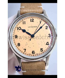 Longines Heritage Military Stainless Steel Watch in Swiss Automatic Movement 