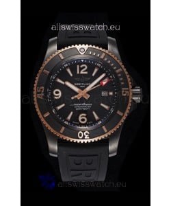 Breitling Superocean Automatic 46 Black Steel - Black Dial in DLC Coated Casing 