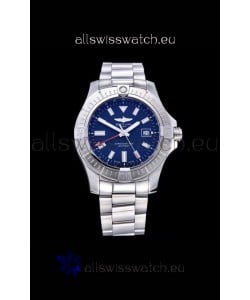 Breitling Avenger 43 Automatic Blue Dial Steel Strap 1:1 Mirror Swiss Replica Watch 
