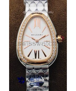 Bvlgari Serpenti Seduttori Edition Watch in Stainless Steel - Rose Gold Bezel 1:1 Mirror Replica