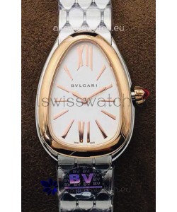 Bvlgari Serpenti Seduttori Edition Watch in Stainless Steel - Rose Gold Bezel 1:1 Mirror Replica