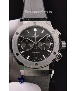 Hublot Classic Fusion Chronograph Stainless Steel Casing Grey Dial 1:1 Mirror Replica Watch 