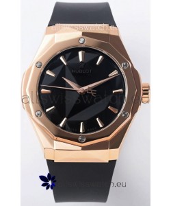 Hublot Classic Fusion Orlinski King Gold 40MM Edition Black Dial Swiss Replica Watch