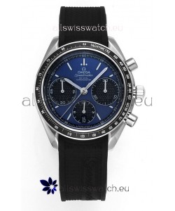 Omega Speedmaster Racing 904L Steel Chronograph 1:1 Mirror Replica in Blue Dial
