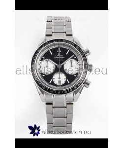 Omega Speedmaster Racing 904L Steel Chronograph 1:1 Mirror Replica in Black Dial