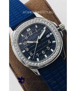 Patek Philippe Aquanaut 5067A Swiss Replica Watch in Stainless Steel Diamonds Bezel 35MM