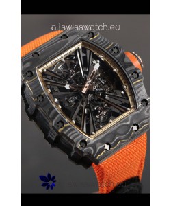 Richard Mille RM12-01 Carbon Fiber Case Genuine Tourbillon Movement 1:1 Mirror Replica Watch