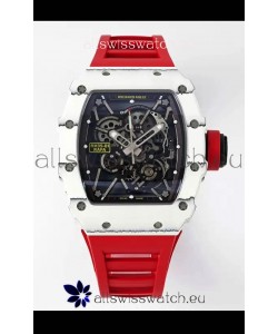 Richard Mille RM35-01 Rafael Nadal Carbon Fiber Casing with Genuine Tourbillon Super Clone Watch 