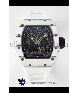 Richard Mille RM35-01 Rafael Nadal Carbon Fiber Casing with Genuine Tourbillon Super Clone Watch 