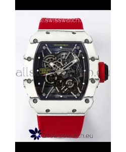 Richard Mille RM35-01 Rafael Nadal Carbon Fiber Casing with Genuine Tourbillon Super Clone Watch 