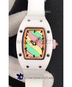 Richard Mille RM-07 Bon Bon White Ceramic Ladies 1:1 Swiss Replica Watch 