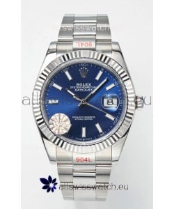 Rolex Datejust Cal.3235 Movement Swiss Watch 1:1 Mirror Replica 904L Steel 41MM - Blue Dial 
