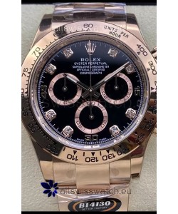 Rolex Cosmograph Daytona M116505 Rose Gold Original Cal.4130 Movement - 904L Steel Watch