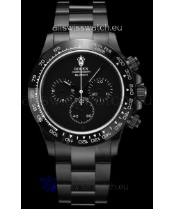 Rolex Daytona Blaken 1:1 Swiss Mirror Replica Black Dial Cal.4130 Movement (WITH BOX) 
