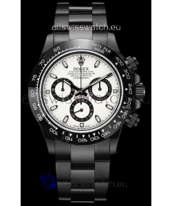 Rolex Daytona Blaken 1:1 Swiss Mirror Replica White Dial Cal.4130 Movement (WITH BOX) 
