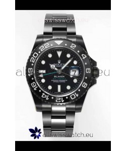Rolex GMT Masters II REF.126710BLRO BLAKEN Swiss Replica - 904L Steel in DLC Coating