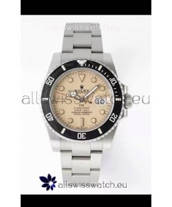 Rolex Submariner DiW Stainless Steel Casing Black Ceramic Bezel Edition Watch 