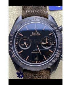 Omega Speedmaster Dark Side of the Moon Brown Strap - 1:1 Superclone Replica Watch 