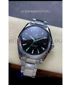 Omega Aqua Terra 150M Black Dial 904L Steel Casing Green Hand 1:1 Mirror Replica 41MM 