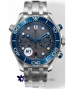 Omega Seamaster Co-Axial Master Chronograph Stainless Steel Grey Dial 44MM 1:1 Mirror Replica