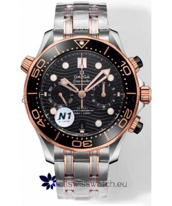 Omega Seamaster Co-Axial Master Chronograph Two Tone Steel Strap 44MM 1:1 Mirror Replica